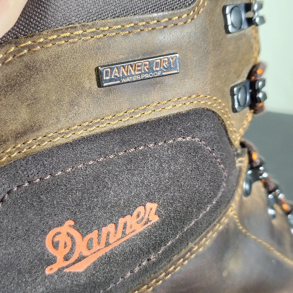 Danner Boots Mens 12 EE Brown Leather Crafter 6